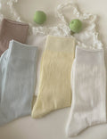 Summer Thin Breathable Crew Socks - DippedShop Wholesale - #4899
