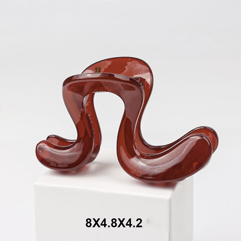 Large Geometric Claw Clip - DippedShop Wholesale - #7667