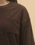 Corduroy Pullover Set - DippedShop Wholesale - #4771