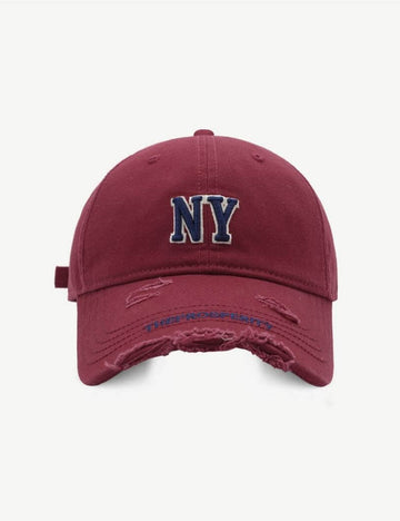 Ripped Letter Embroidered Baseball Caps DPJBC0104