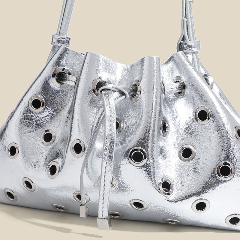 Hollow Out Studded Crossbody Bag - DippedShop Wholesale - #5107