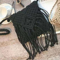 Boho Tassel Hand-Woven Hollow Crossbody Bag 8BW6BBG438L