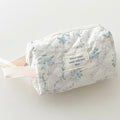 Floral Quilted Cosmetic Bag - DippedShop Wholesale - #0675