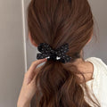 Bowknot Pearl Polka Hair Tie - DippedShop Wholesale - #6643