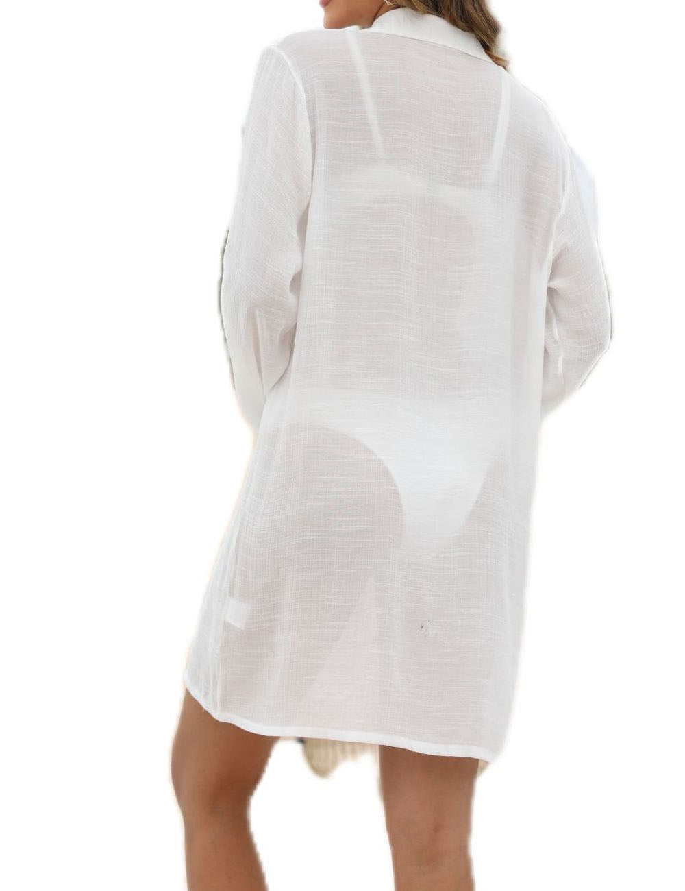 Casual Lapel Long Sleeve Shirt - DippedShop Wholesale - #5747