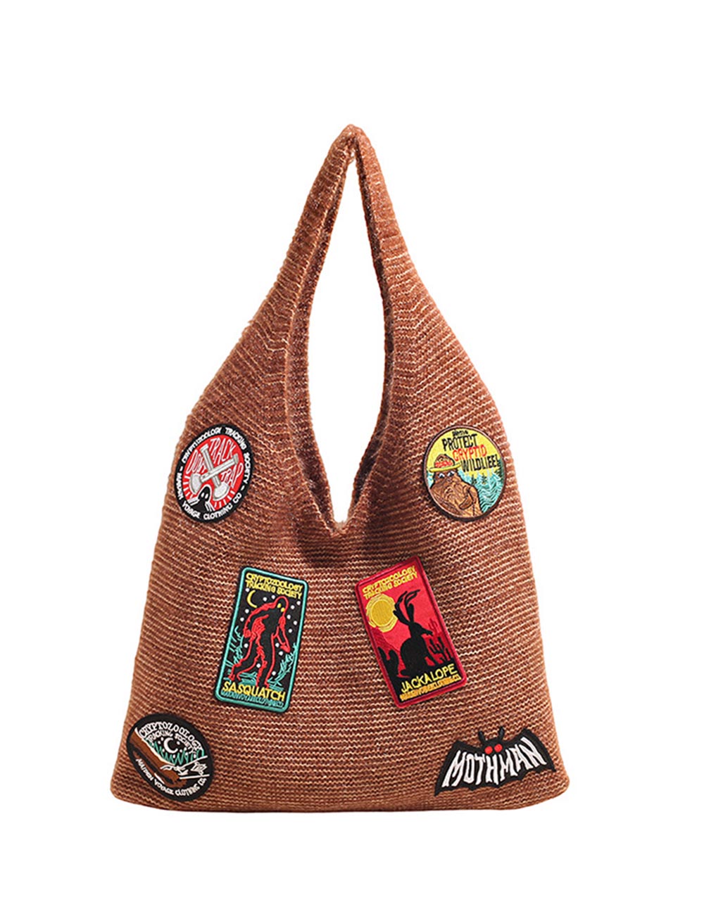 Knit Handmade Tote Bag - DippedShop Wholesale - #8211
