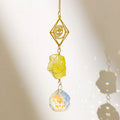 Natural Stone Crystal Ball Pendant - DippedShop Wholesale - #6115