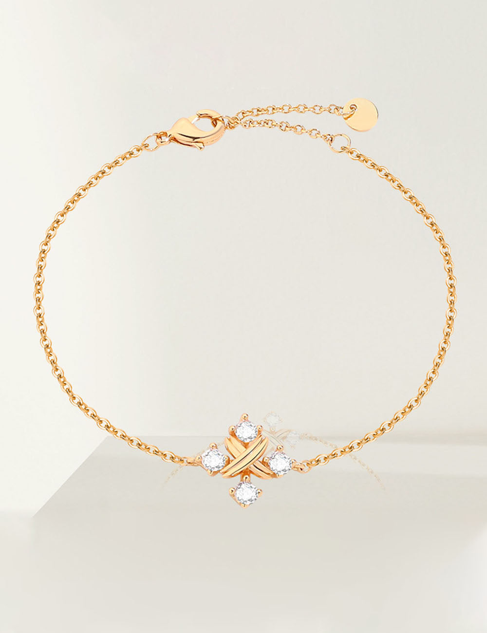 Gold Plated X Bracelet - DippedShop Wholesale - #0243