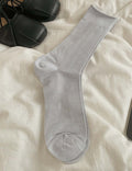 Summer Thin Breathable Crew Socks - DippedShop Wholesale - #5347