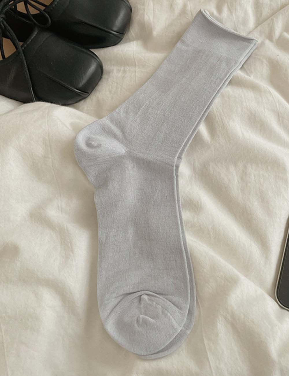 Summer Thin Breathable Crew Socks - DippedShop Wholesale - #5347