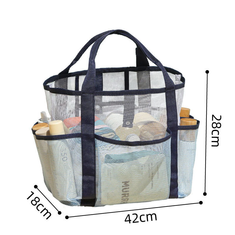 Fashion Large Capacity Mesh Portable Storage Bag 8BW6BOB90T