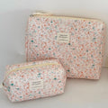 Flower Print Makeup Bag - DippedShop Wholesale - #0419