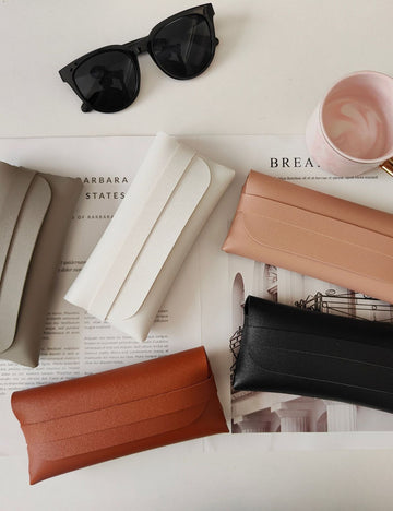 Solid Color Sunglasses Case - DippedShop Wholesale - #9491