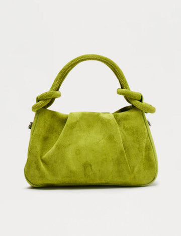 Faux Suede Knot Handle Handbag ZDFNA3501