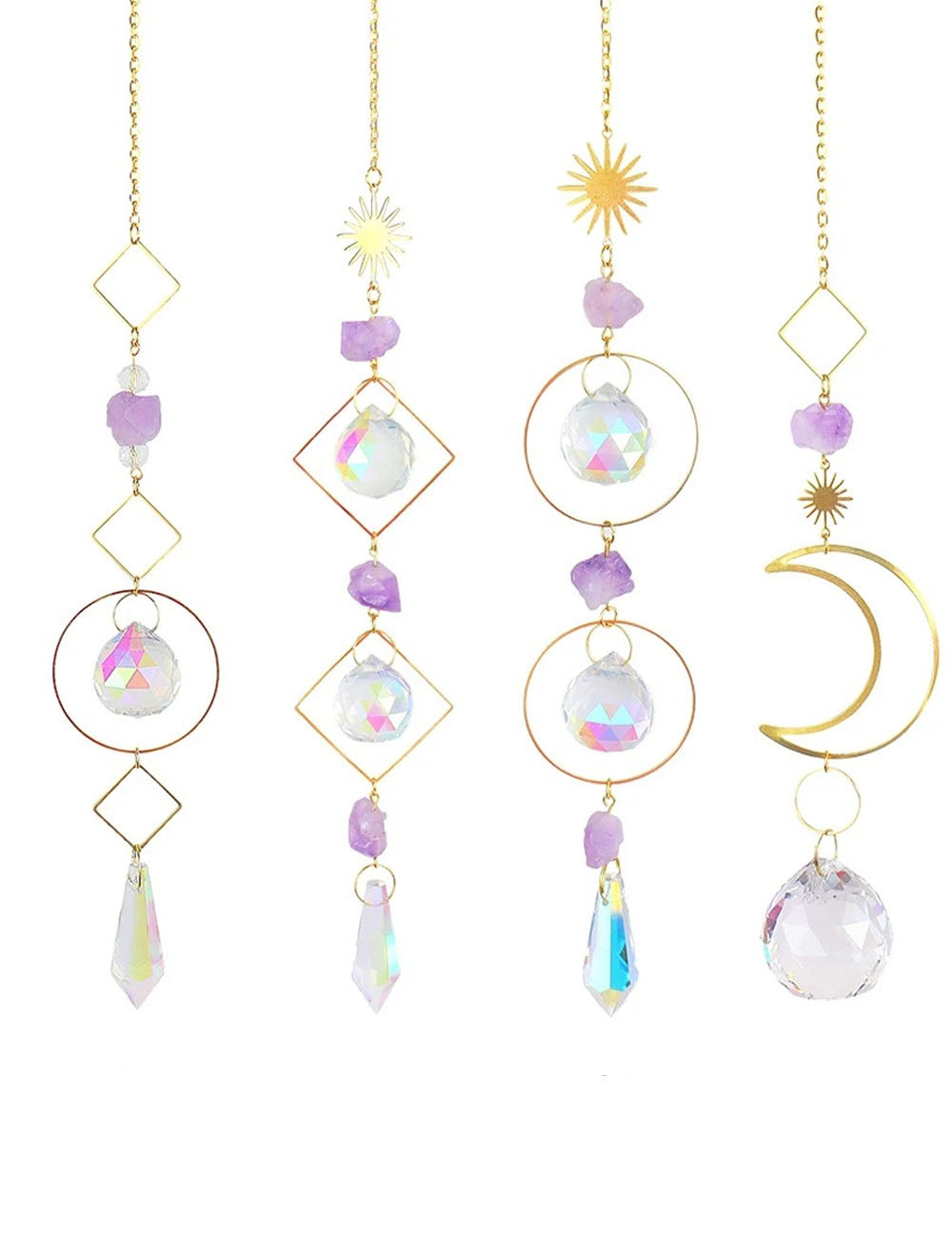 Stone Crystal Wind Chime - DippedShop Wholesale - #3315