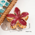 Cute Enamel Glaze Flower Metal Hair Claw MK2MBEP6W6HCP360