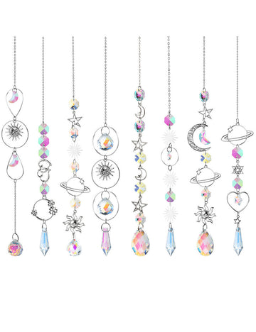 Moon Crystal Suncatcher - DippedShop Wholesale - #2355
