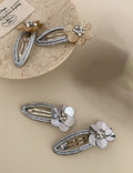 Sparkly Sequin Flower Clip - DippedShop Wholesale - #1827