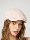 Casual Distressed Solid Color Newsboy Cap 8BK6HAT195L
