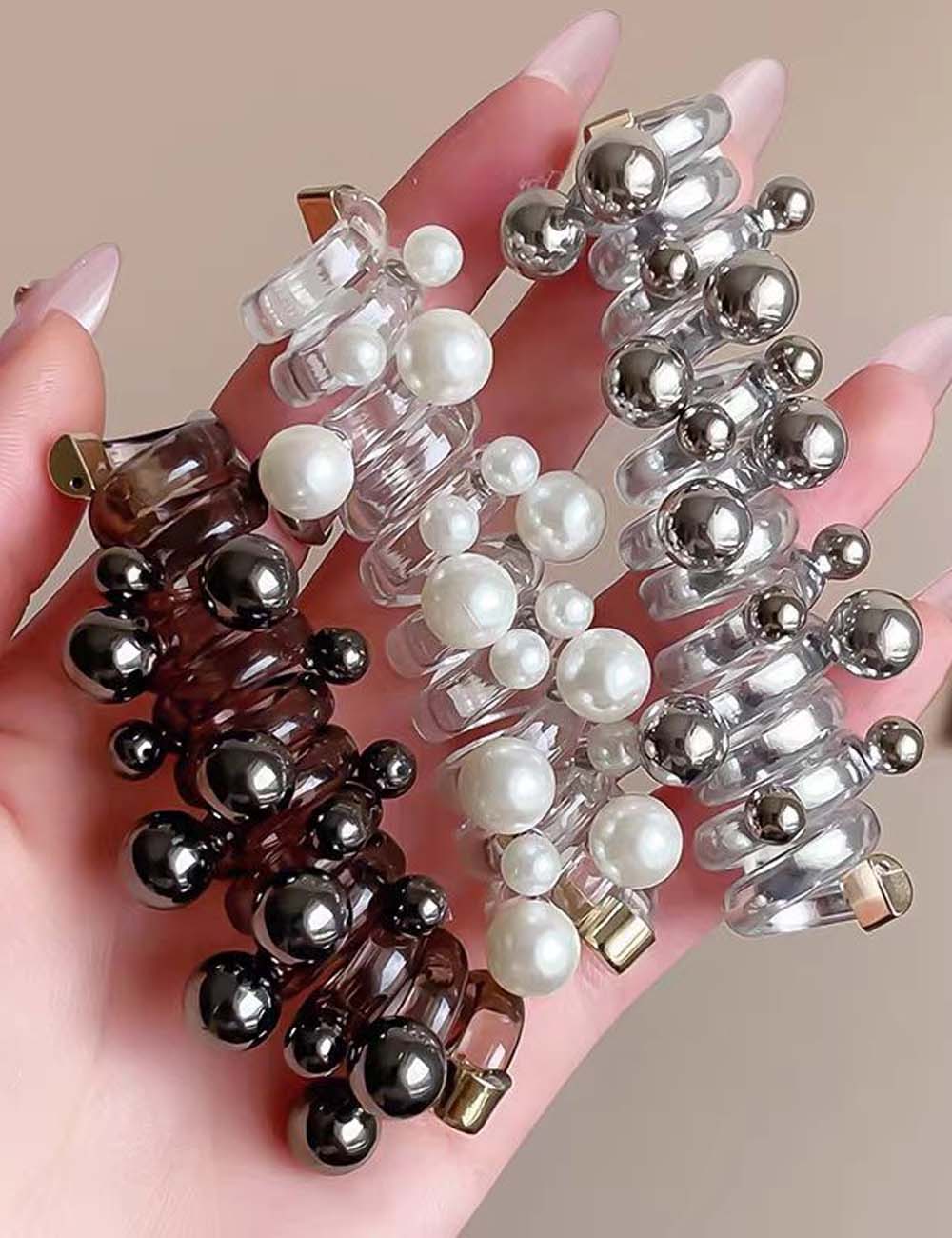 Pearl Bead Hair Tie - DippedShop Wholesale - #0819