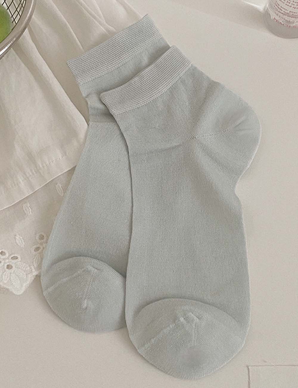 Solid Ankle Socks - DippedShop Wholesale - #8931