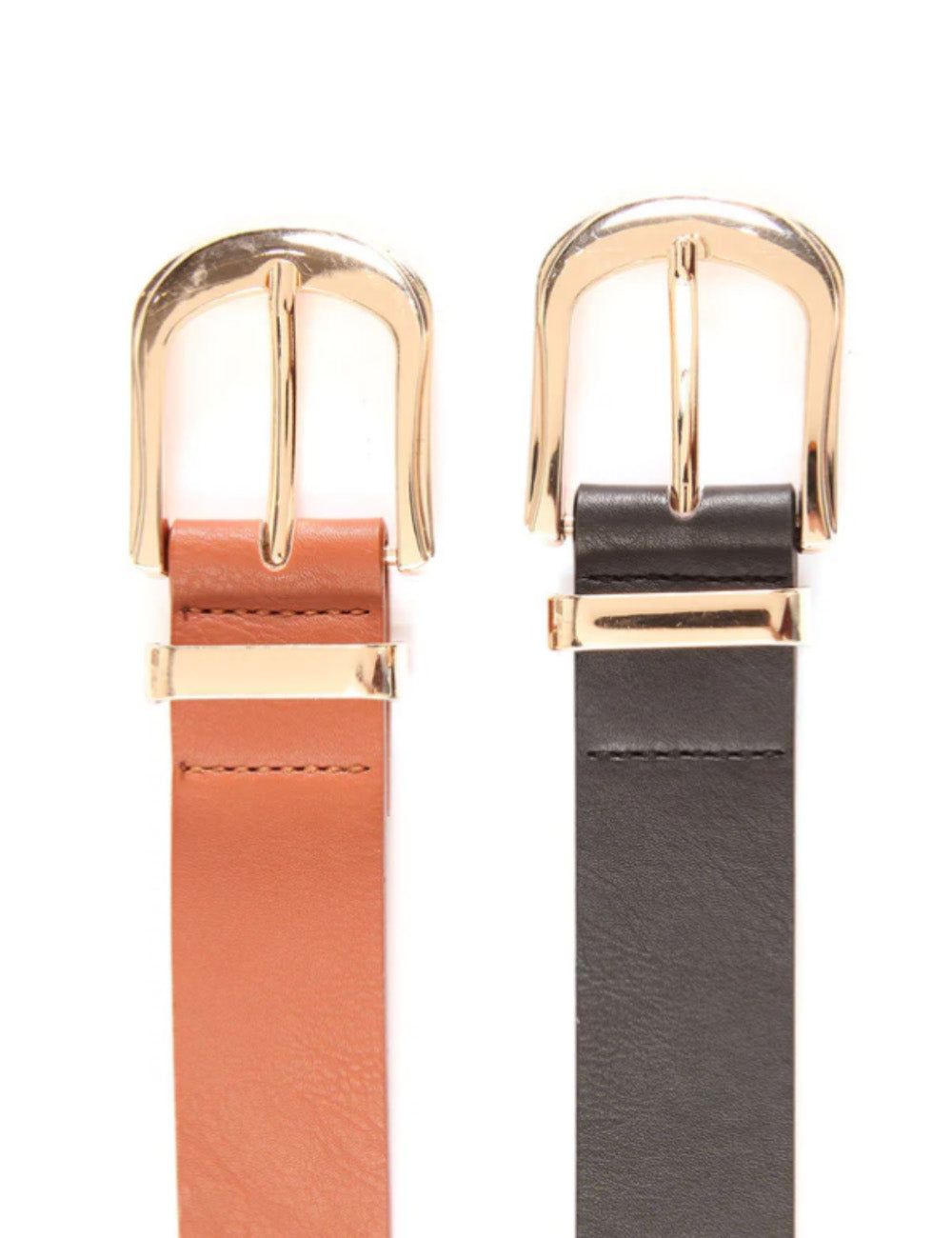 2PCS Minimalist Metal Buckle Waist Belts 2IW3339