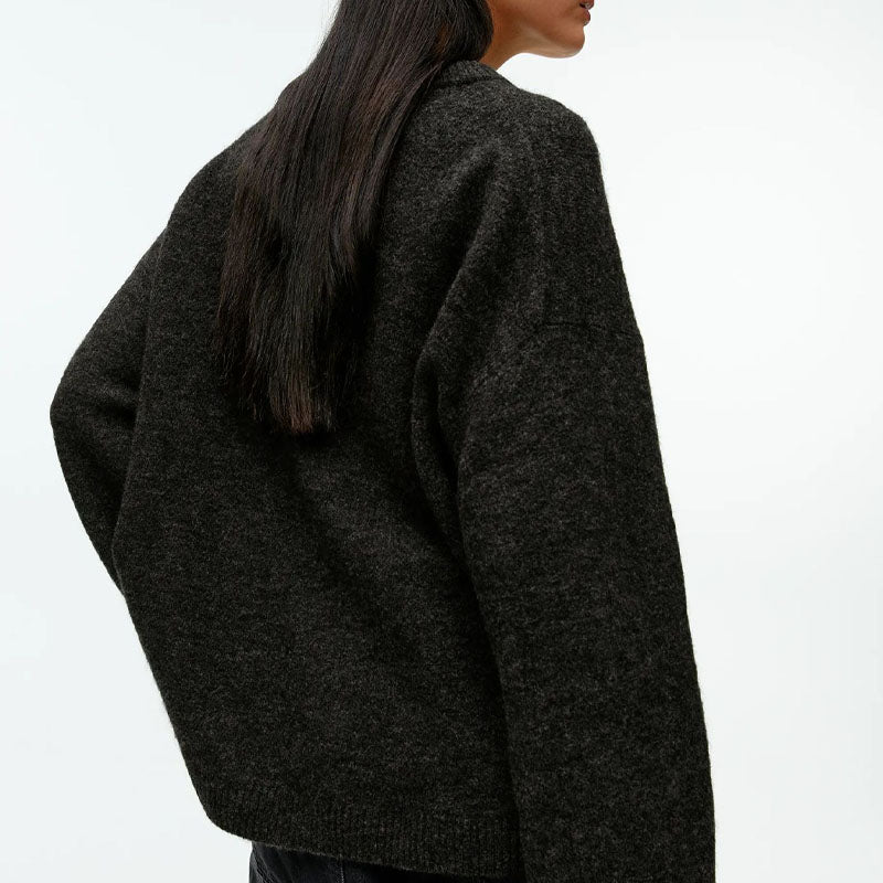 Fall Crew Neck Casual Thicken Warm Sweater DP25G953