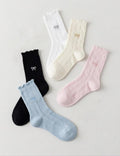 Bowknot Mesh Ruffle Socks - DippedShop Wholesale - #2099