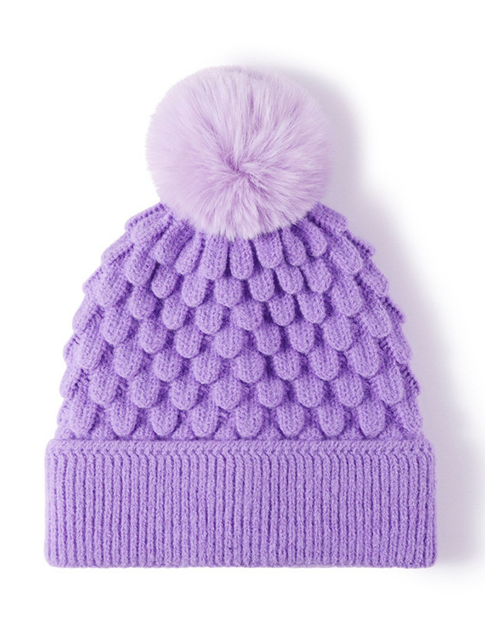 Solid Color Outdoors Pom Beanie DPKB0207