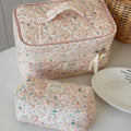 Flower Print Makeup Bag - DippedShop Wholesale - #7651
