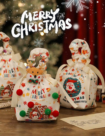 Christmas Santa Claus Cute Doll Gift Bag DP25H505