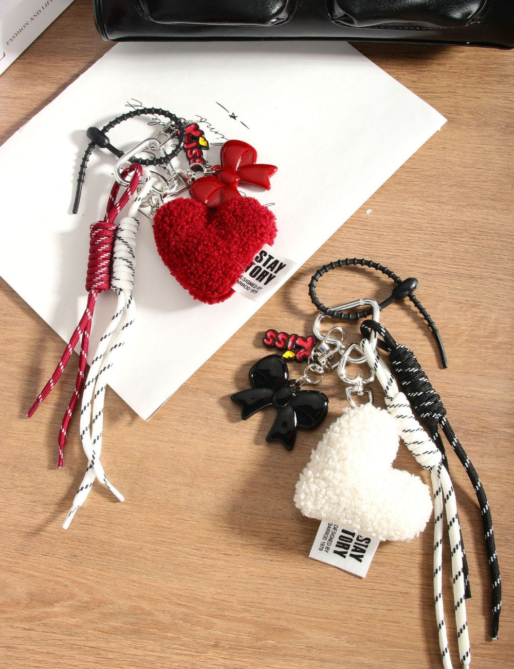 Bow Keychain Bag Charm - DippedShop Wholesale - #6451