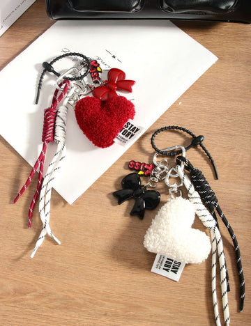 Bow Keychain Bag Charm - DippedShop Wholesale - #6451