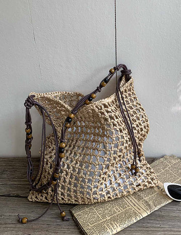 Vintage Beaded Tote Bag - DippedShop Wholesale - #2163