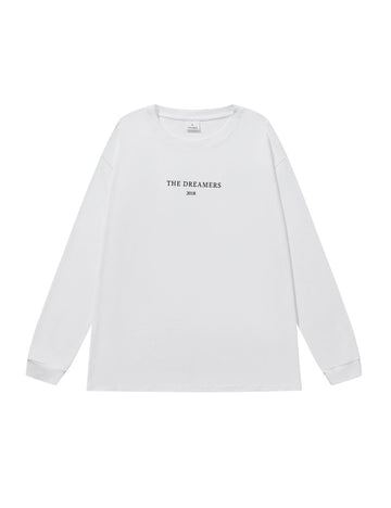 Letter Print Pullover T-Shirt - DippedShop Wholesale - #9123