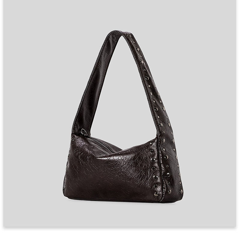 Studded Punk Shoulder Bag - DippedShop Wholesale - #0387