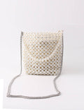 Elegant Pearl Beaded Crossbody Bag - DippedShop Wholesale - #6755