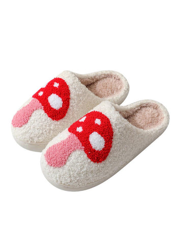 Cute Cartoon Print Cozy Slippers DP25F895