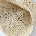 Straw Hollow Bucket Hat - DippedShop Wholesale - #5875