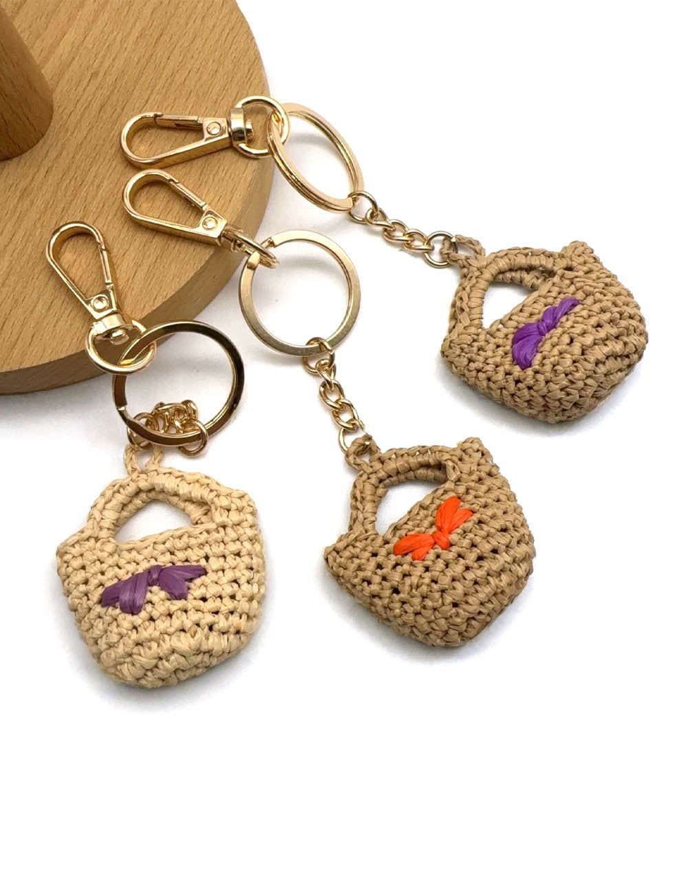 Mini Raffia Tote Bag - DippedShop Wholesale - #2259