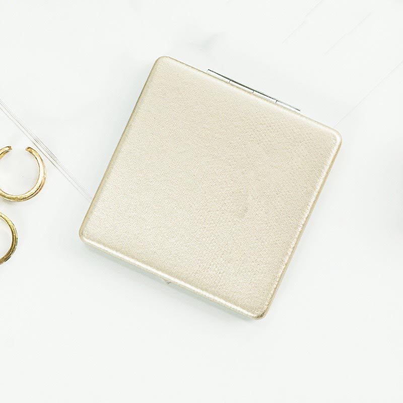 Mini Foldable PU Leather Mirror - DippedShop Wholesale - #6451