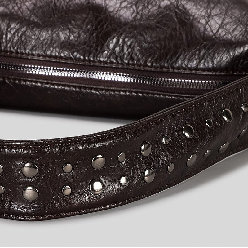 Studded Punk Shoulder Bag - DippedShop Wholesale - #5923