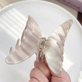 Sparkly Floral Rhinestone Acetate Hair Claw MK2PPM6W6HCP343