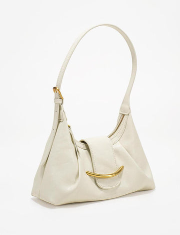 Trendy Crescent Solid Color Tote Shoulder Bag DP25H595