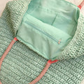 Minimalist Straw Beach Tote - DippedShop Wholesale - #4035