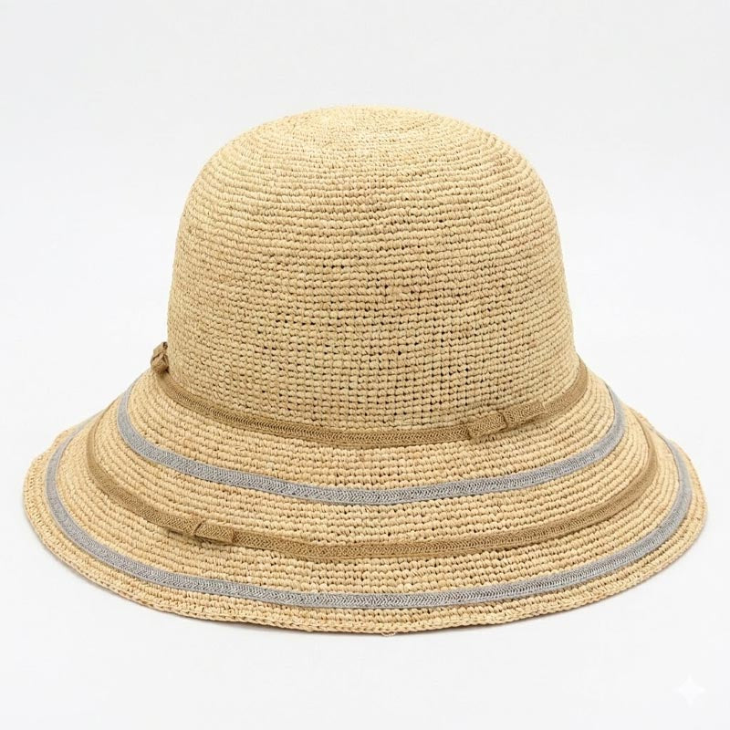 Bow Knot Straw Hat - DippedShop Wholesale - #2211
