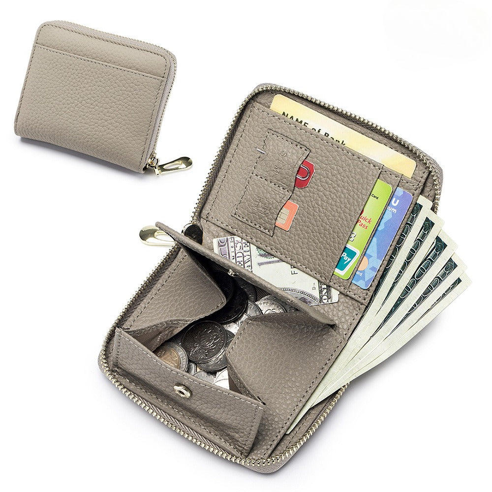 Simple Solid Color Card Case W - DippedShop Wholesale - #6595