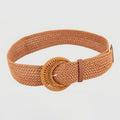 Boho Braided Woven Wide Dress Waist Belt MK2LEEP6W6JBT30