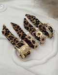 Vinatge Leopard Print Scarf Ho - DippedShop Wholesale - #9907