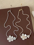 Flower Cubic Zirconia Choker - DippedShop Wholesale - #8243